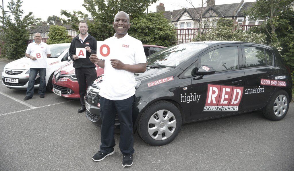Guys holding OAB plates instead of L Plates for blood donation