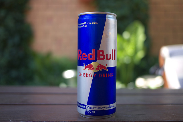Red bull can