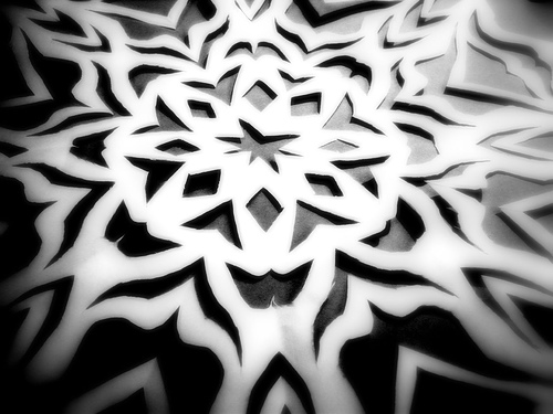 Snowflake cut out
