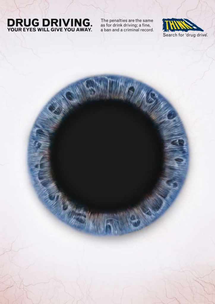 Drug driving awareness ecstacy poster